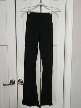 Aerie Offline Black High-Waist Flare Yoga Pants